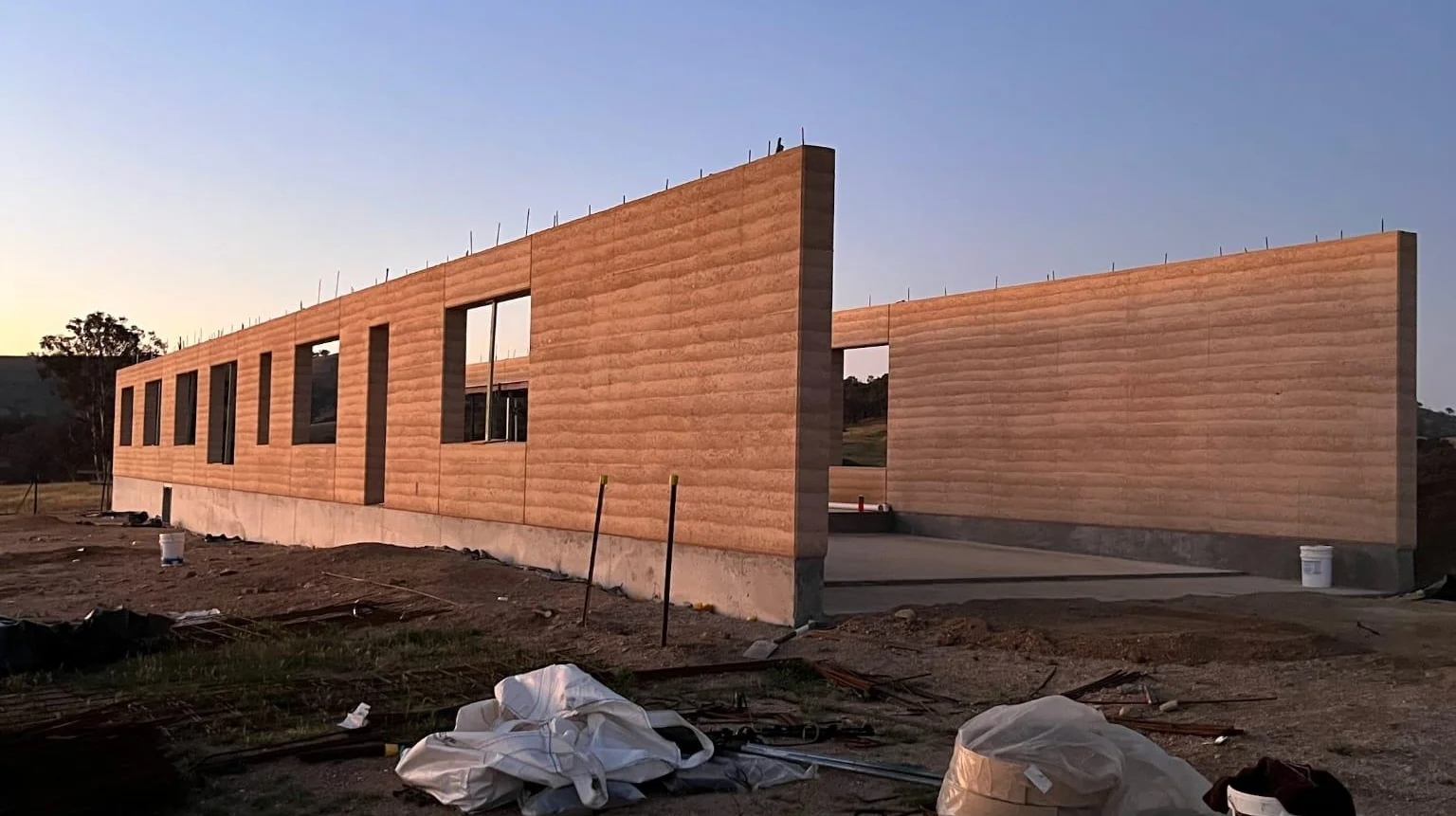CURLY TREE HOUSE · RAMMED BY HAND, 2023